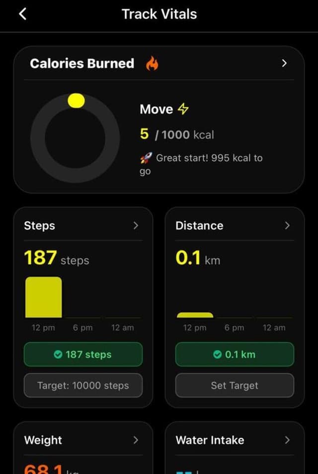 Workout Tracking